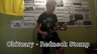 Obituary - Redneck Stomp (guitar cover) (standard tuning)