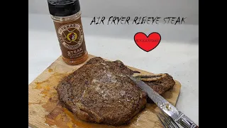 OUTSTANDING RIBEYE STEAK AIR FRYER/MEDIUM RARE