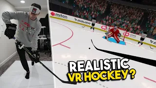 The most REALISTIC hockey game ever made?! *SENSE ARENA*