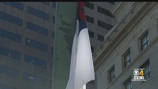 Christian flag raised outside Boston City Hall ending 5-year battle