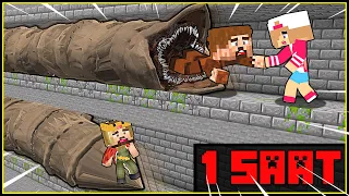 MİNECRAFT YERALTI CANAVARI FİLMİ - (1 Saat)