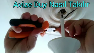 AVİZE NASIL TAKILIR | AVİZE DUY MONTAJI