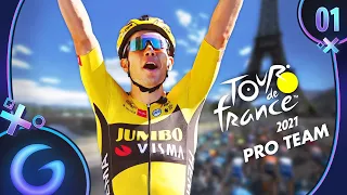 TOUR DE FRANCE 2021 - PRO TEAM FR #1 : Création de l'équipe !