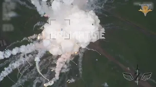 Russians destroying Ukrainian air defense systems S300, OSA, TOR M1 using drone "Lancet"