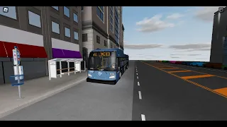 WTA driving a 2018 XD40 #7510 on the W81-LTD to Meredith Plaza