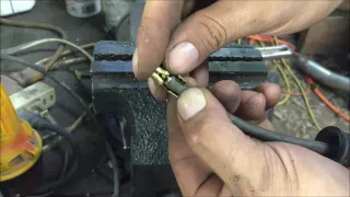 how to crimp or repair spark plug wires DIY do it yourself