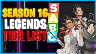 SEASON 16 APEX LEGENDS TIER LIST! Ranked & Competitive | Albralelie