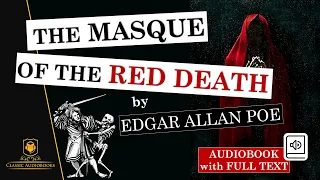 The Masque of the Red Death by Edgar Allan Poe | Full Audiobook with Text (read by Christopher Lee)