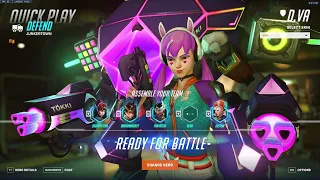 Overwatch 2 Dva Edm Skin Gameplay