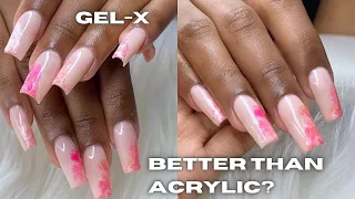 IS GEL X BETTER THAN ACRYLIC?? | SPRING NAILS