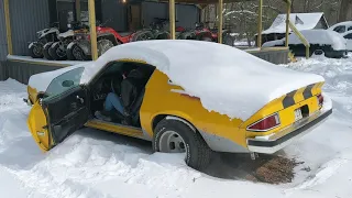 15°F Cold Start Of The Bumblebee Replica Camaro