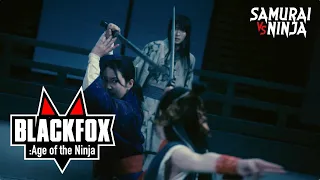 Fight Scene - Rikka(Chihiro Yamamoto) × Haku(Mami Fujioka)&Negoro-shu［BLACKFOX］