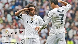 Real Madrid 3-0 Levante (La Liga 2015/16, matchday 8)