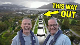 Neptune's Staircase to the end of the Caledonian Canal at Fort William. Ep. 179.