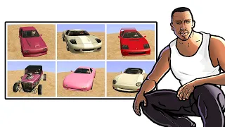 ¿Dónde encontrar todos LOS COCHES DEPORTIVOS? GTA SAN ANDREAS