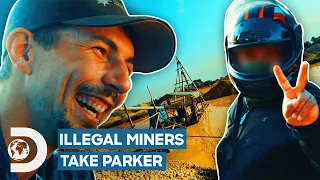 Parker Advises Illegal Miners In Peru After Being Recognised | Gold Rush: Parkers Trail