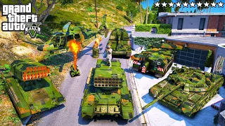 Stealing SECRET MILITARY VEHICLES With Franklin GTA 5 RP!