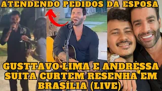 Gusttavo Lima e Andressa Suita em RESENHA em Brasília com o cantor Samuel Rocha (Live)