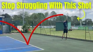 Learn How To Deal With The HIGH BALL To The BACKHAND | Stop Losing To MOONBALLERS