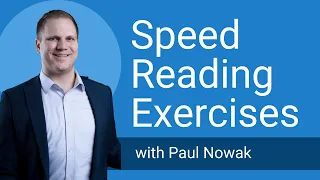 Speed Reading Exercises and Techniques