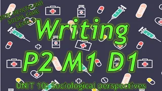 Unit 10: Sociological perspectives - P2 - Writing P2 M1 D1 (BTEC Level 3)