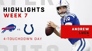 Andrew Luck Racks Up 4 TDs vs. Buffalo