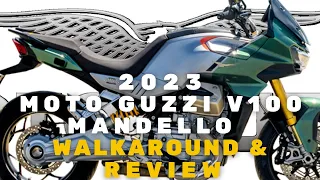 2023 Moto Guzzi V100 Mandello Review: Classic Style meets Modern Tech and Italian Flair