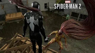 Spider-Man Fights Scream With The Classic Black Suit - Marvel's Spider-Man 2 (4K 60fps)