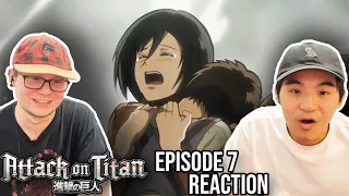 WHAT IS EREN!? Reaction to Attack on Titan 1x8 "I Can Hear His Heartbeat"