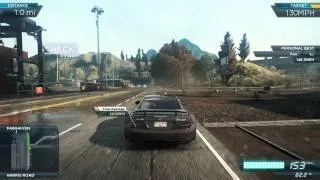 NFS Most Wanted 2012: Gold Medal "Gravity" Speed Run w/ Stock Mercedes-Benz SL65 AMG Black