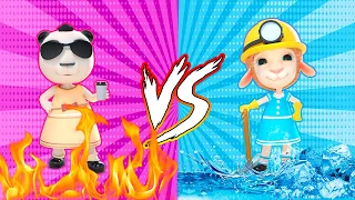 Cold Like Ice or Hot Like Lava❄️😎🔥 Kids Will Know the Difference❄️😎🔥 Nursery Rhymes & Kids Songs