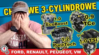 1.0 EcoBoost, 0.9 TCe, 1.2 PureTech, 1.0 TSI - oceniam i porównuję małe trzycylindrowe silniki.