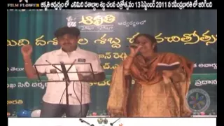 Allrounder Kiran singing Sandepoddulakaada in Akruthi programme Ravindrabharati