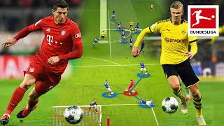 How Haaland & Lewandowski Score Their Goals - Tactical Analysis