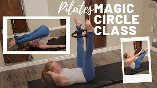 45 Min Mat Pilates Magic Circle Class | Challenging Exercises for the Whole Body