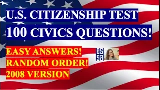 2022 - 100 Civics Questions (2008 VERSION) for the U.S. Citizenship Test  (22)