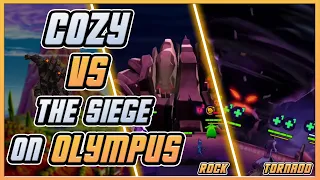 Cozy Vs. The Siege on Olympus Raid | Full Rock & Tornado Titan Attempts | Disney Sorcerer's Arena