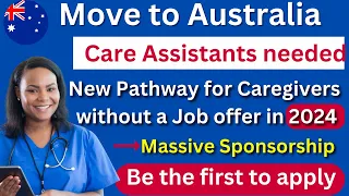 URGENT! Easiest Pathway for Caregivers to Australia | Australia caregiver jobs with visa sponsorship