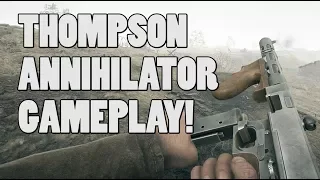 THOMPSON ANNIHILATOR SMG GAMEPLAY! (Tommy gun in Battlefield 1)