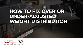 How To Fix Over or Under-adjusted Weight Distribution