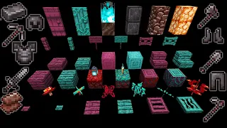 Getting ALL 50 New Items in Minecraft Nether Update!