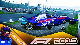 F1 2019 КАРЬЕРА - АВАРИЯ НА СКОРОСТИ 300 КМЧ+ #80