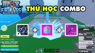 Thử Học Combo Ice V2 + Godhuman + Spikey || Blox Fruits!