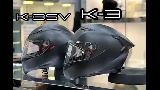 Difference between the AGV New K3 VS Old K3SV!