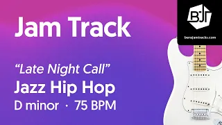 Jazz Hip Hop Jam Track in D minor "Late Night Call" - BJT #114
