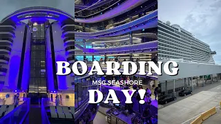 MSC SEASHORE BOARDING DAY 2024 | This is what an MSC cruise is really like!