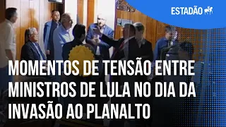 Momentos de tensão entre ministros do Lula no dia da invasão ao Planalto