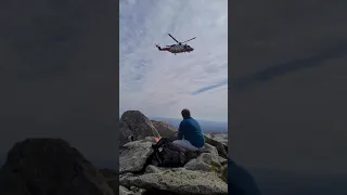 Llanberis Mountain Rescue fly by. Stay safe guys.