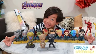 OSCAR GOT WHOLE COLLECTION OF MCDONALD HAPPY MEAL AVENGERS ENDGAME TOYS