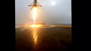 Falcon 9 launch, landing and explosion January 2016